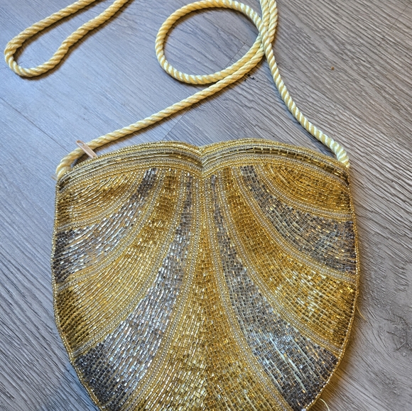 Vintage 1970's Art Deco Beaded Bag - Picture 6 of 8